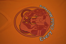 Load image into Gallery viewer, Every Child Matters T-Shirt (Orange with Red Logo)