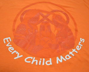 Every Child Matters T-Shirt (Orange with Orange Logo)